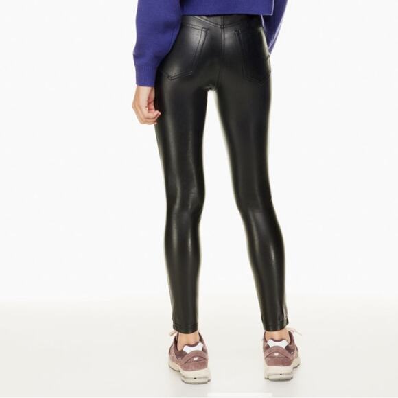 Aritzia Wilfred Free Faux Leather Pants - Picture 2 of 7